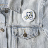 Tom en Jerry T&J Logo Ronde Button 5,7 Cm (In situ)