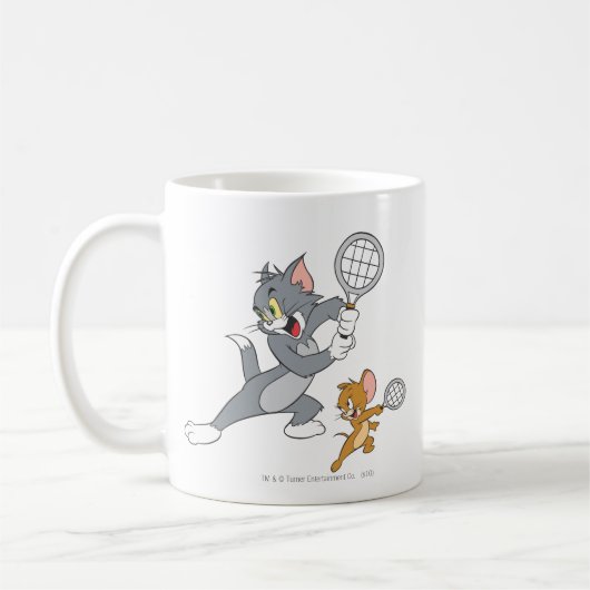 Tom en Jerry Tennis Stars 1 Koffiemok (Links)