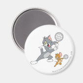 Tom en Jerry Tennis Stars 1 Magneet (Voorkant / Achterkant)
