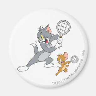 Tom en Jerry Tennis Stars 1 Magneet