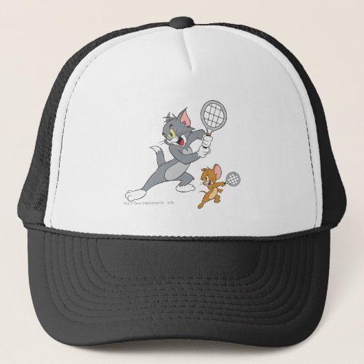 Tom en Jerry Tennis Stars 1 Trucker Pet (Voorkant)