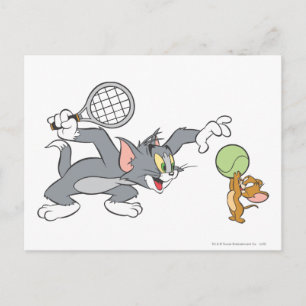 Tom en Jerry Tennis Stars 2 Briefkaart
