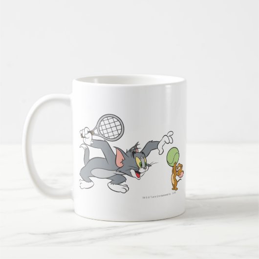 Tom en Jerry Tennis Stars 2 Koffiemok (Links)