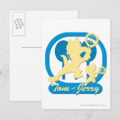 Tom en Jerry Tennis Stars 3 Briefkaart (Voorkant / Achterkant)