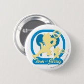 Tom en Jerry Tennis Stars 3 Ronde Button 5,7 Cm (Voorkant /achterkant)