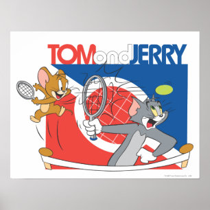 Tom en Jerry Tennis Stars 4 Poster
