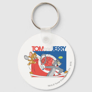 Tom en Jerry Tennis Stars 4 Sleutelhanger