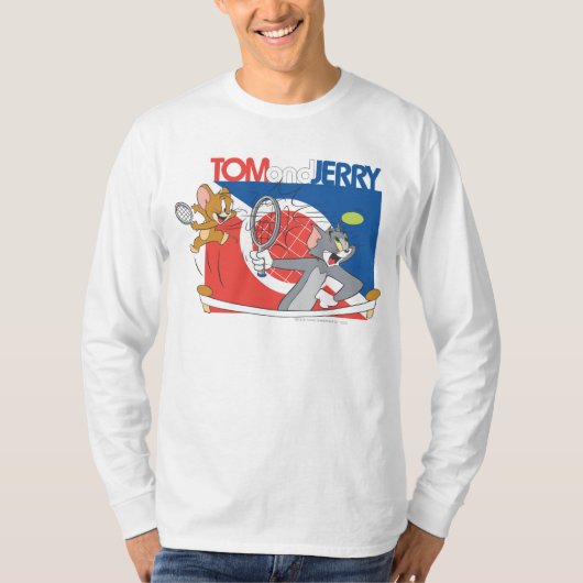 Tom en Jerry Tennis Stars 4 T-shirt (Voorkant)