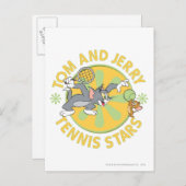 Tom en Jerry Tennis Stars 5 Briefkaart (Voorkant / Achterkant)