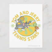 Tom en Jerry Tennis Stars 5 Briefkaart (Voorkant)
