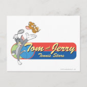 Tom en Jerry Tennis Stars 6 Briefkaart (Voorkant)