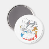 Tom en Jerry Tennis Stars 7 Magneet (Voorkant / Achterkant)