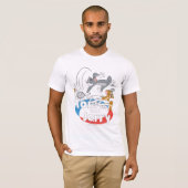 Tom en Jerry Tennis Stars 7 T-shirt (Voorkant volledig)