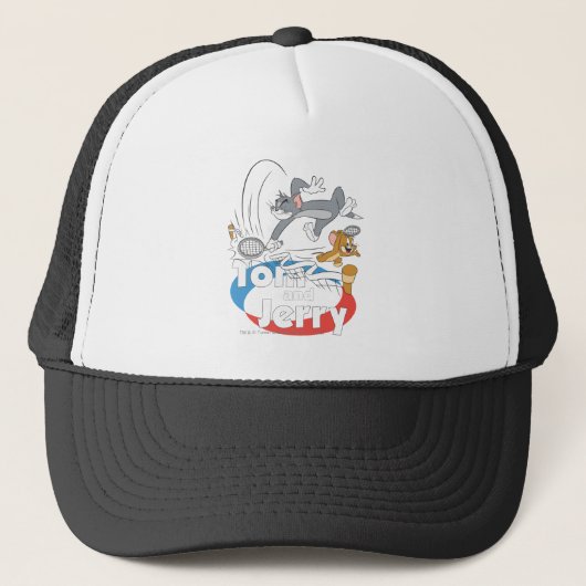 Tom en Jerry Tennis Stars 7 Trucker Pet (Voorkant)