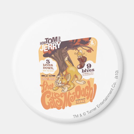 Tom en Jerry The Cats Me-Ouch Magneet (Voorkant)