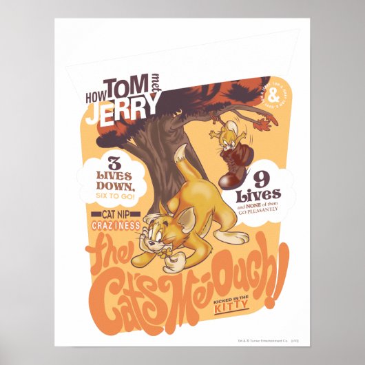 Tom en Jerry The Cats Me-Ouch Poster (Voorkant)