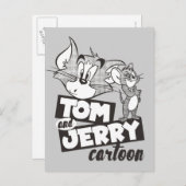 Tom en Jerry | Tom en Jerry Cartoon Briefkaart (Voorkant / Achterkant)