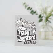Tom en Jerry | Tom en Jerry Cartoon Briefkaart (Staand voorkant)