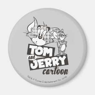 Tom en Jerry   Tom en Jerry Cartoon Magneet