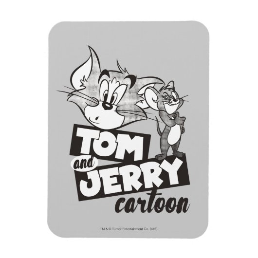 Tom en Jerry | Tom en Jerry Cartoon Magneet (Verticaal)