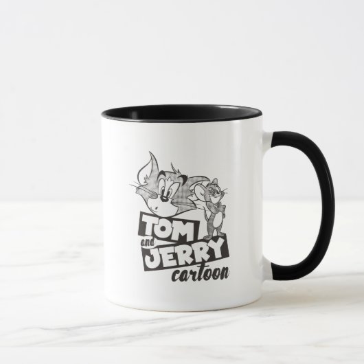 Tom en Jerry | Tom en Jerry Cartoon Mok (Rechts)