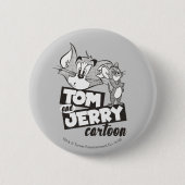 Tom en Jerry | Tom en Jerry Cartoon Ronde Button 5,7 Cm (Voorkant)