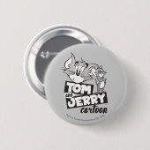 Tom en Jerry | Tom en Jerry Cartoon Ronde Button 5,7 Cm (Voorkant /achterkant)