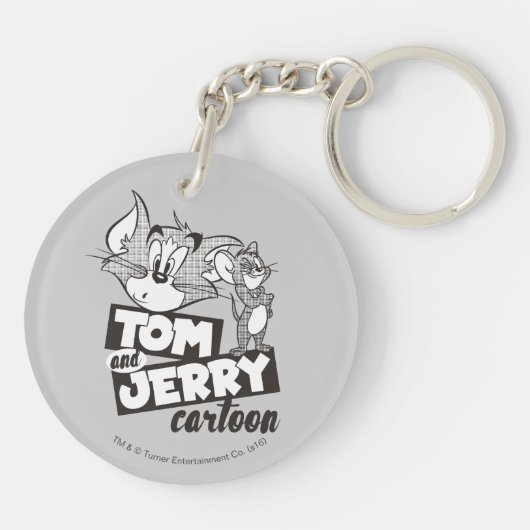 Tom en Jerry | Tom en Jerry Cartoon Sleutelhanger (Achterkant)