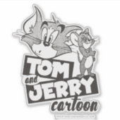 Tom en Jerry | Tom en Jerry Cartoon Sticker (Voorkant)