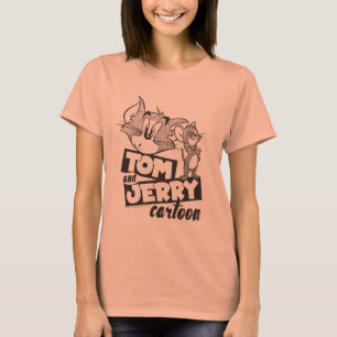 Tom en Jerry   Tom en Jerry Cartoon T-shirt