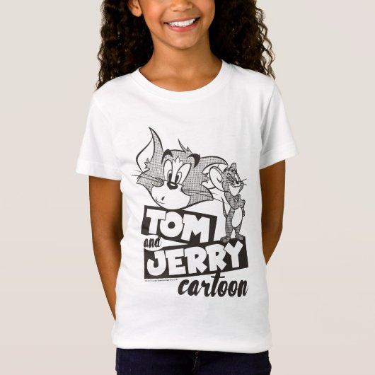 Tom en Jerry | Tom en Jerry Cartoon T-shirt (Voorkant)