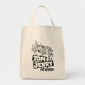 Tom en Jerry | Tom en Jerry Cartoon Tote Bag (Voorkant)