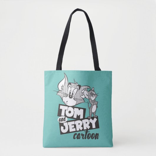 Tom en Jerry | Tom en Jerry Cartoon Tote Bag (Voorkant)
