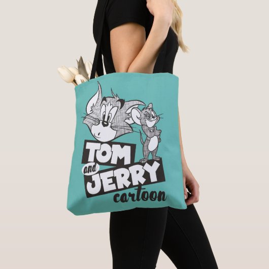 Tom en Jerry | Tom en Jerry Cartoon Tote Bag (Dichtbij)