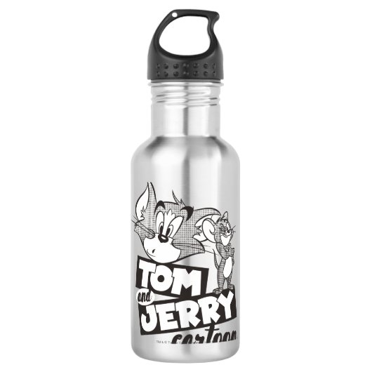 Tom en Jerry | Tom en Jerry Cartoon Waterfles (Voorkant)
