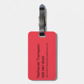 Tom en Jerry | Tom en Jerry Laughing Bagagelabel (Achterkant verticaal)