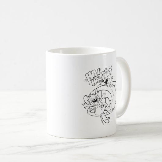 Tom en Jerry | Tom en Jerry Laughing Koffiemok (Voorkant rechts)
