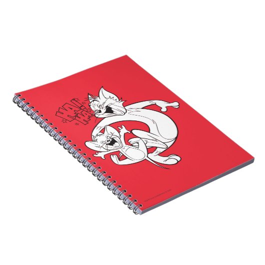 Tom en Jerry | Tom en Jerry Laughing Notitieboek (Rechterzijde)