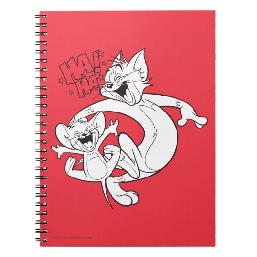 Tom en Jerry | Tom en Jerry Laughing Notitieboek (Voorkant)