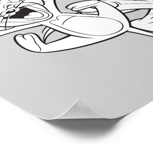 Tom en Jerry | Tom en Jerry Laughing Poster (Hoek)