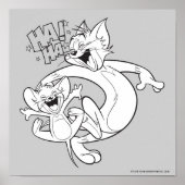 Tom en Jerry | Tom en Jerry Laughing Poster (Voorkant)