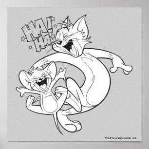 Tom en Jerry Tom en Jerry Laughing Poster
