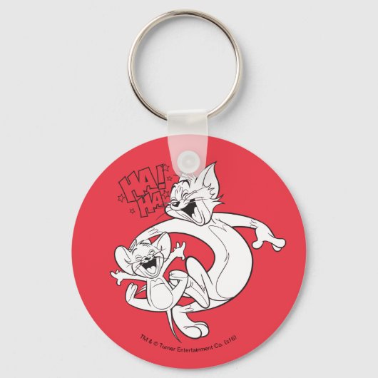 Tom en Jerry | Tom en Jerry Laughing Sleutelhanger (Voorkant)
