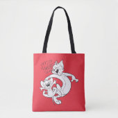 Tom en Jerry | Tom en Jerry Laughing Tote Bag (Voorkant)
