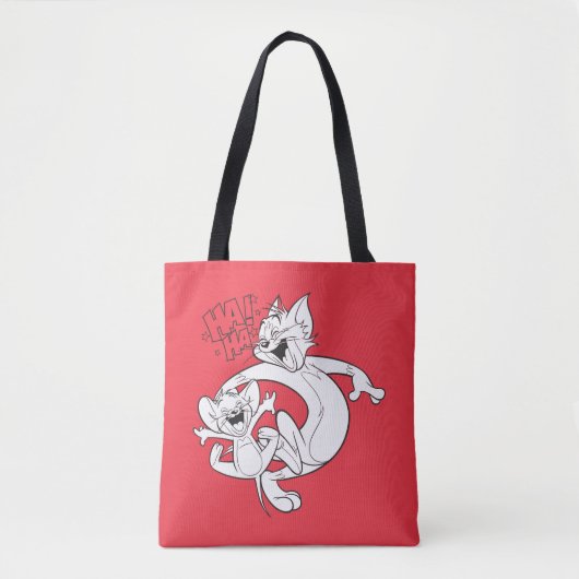 Tom en Jerry | Tom en Jerry Laughing Tote Bag (Voorkant)
