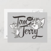Tom en Jerry | Tom en Jerry Looking Sweet Briefkaart (Voorkant / Achterkant)