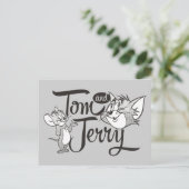 Tom en Jerry | Tom en Jerry Looking Sweet Briefkaart (Staand voorkant)