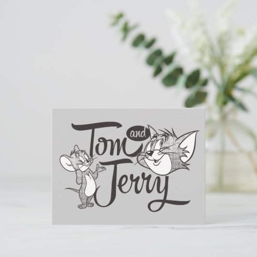 Tom en Jerry | Tom en Jerry Looking Sweet Briefkaart (Staand voorkant)