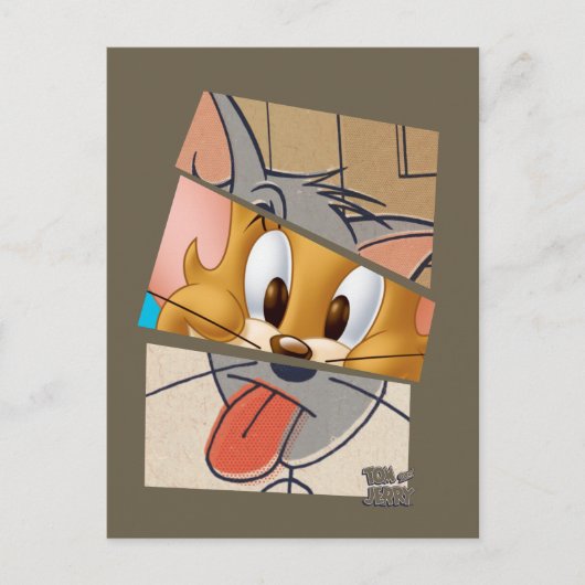 Tom en Jerry | Tom en Jerry Mashup Briefkaart (Voorkant)