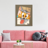Tom en Jerry | Tom en Jerry Mashup Canvas Afdruk (Insitu (Woonkamer))